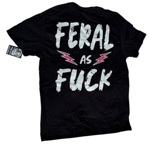 NWT Diablo Threadz Feral Short Sleeve T-Shirt Black L